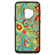 DistinctInk™ OtterBox Symmetry Series Case for Apple iPhone / Samsung Galaxy / Google Pixel - Green Red Blue Paisley