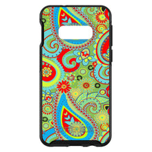 DistinctInk™ OtterBox Symmetry Series Case for Apple iPhone / Samsung Galaxy / Google Pixel - Green Red Blue Paisley