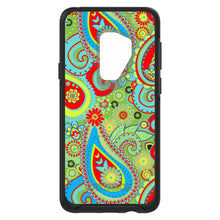 DistinctInk™ OtterBox Symmetry Series Case for Apple iPhone / Samsung Galaxy / Google Pixel - Green Red Blue Paisley