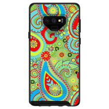 DistinctInk™ OtterBox Symmetry Series Case for Apple iPhone / Samsung Galaxy / Google Pixel - Green Red Blue Paisley