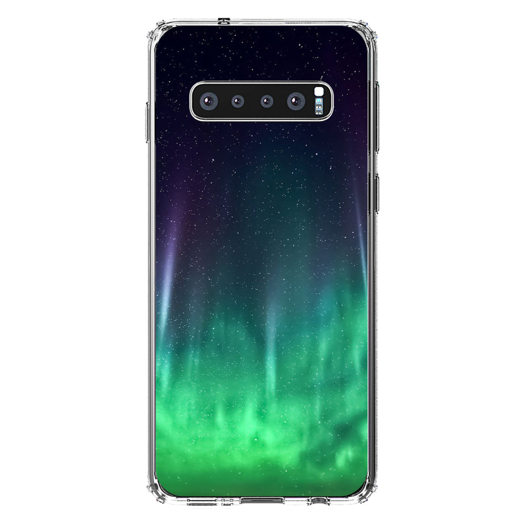 Aurora Borealis Northern Lights Clear Shockproof iPhone Case, view 17