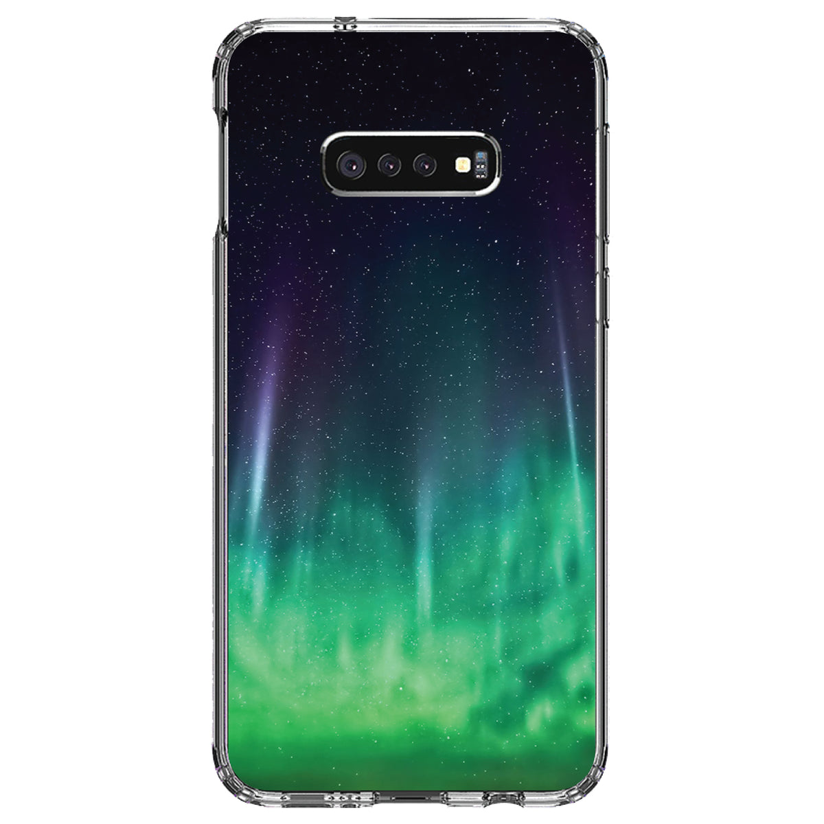 Aurora Borealis Northern Lights Clear Shockproof iPhone Case, view 18