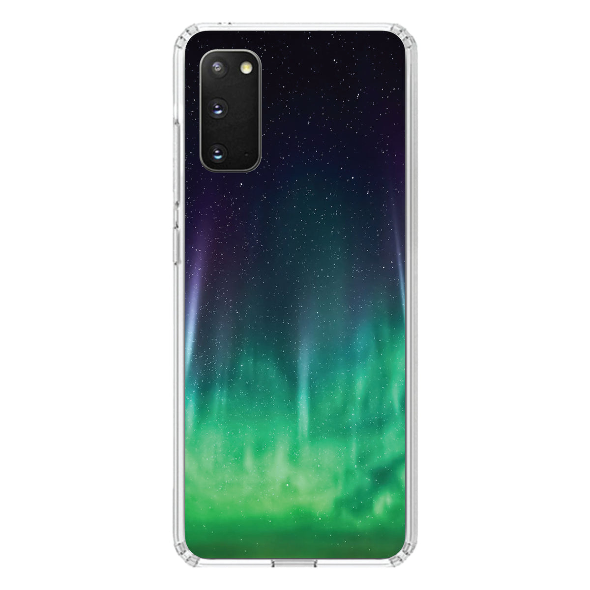 Aurora Borealis Northern Lights Clear Shockproof iPhone Case, view 13