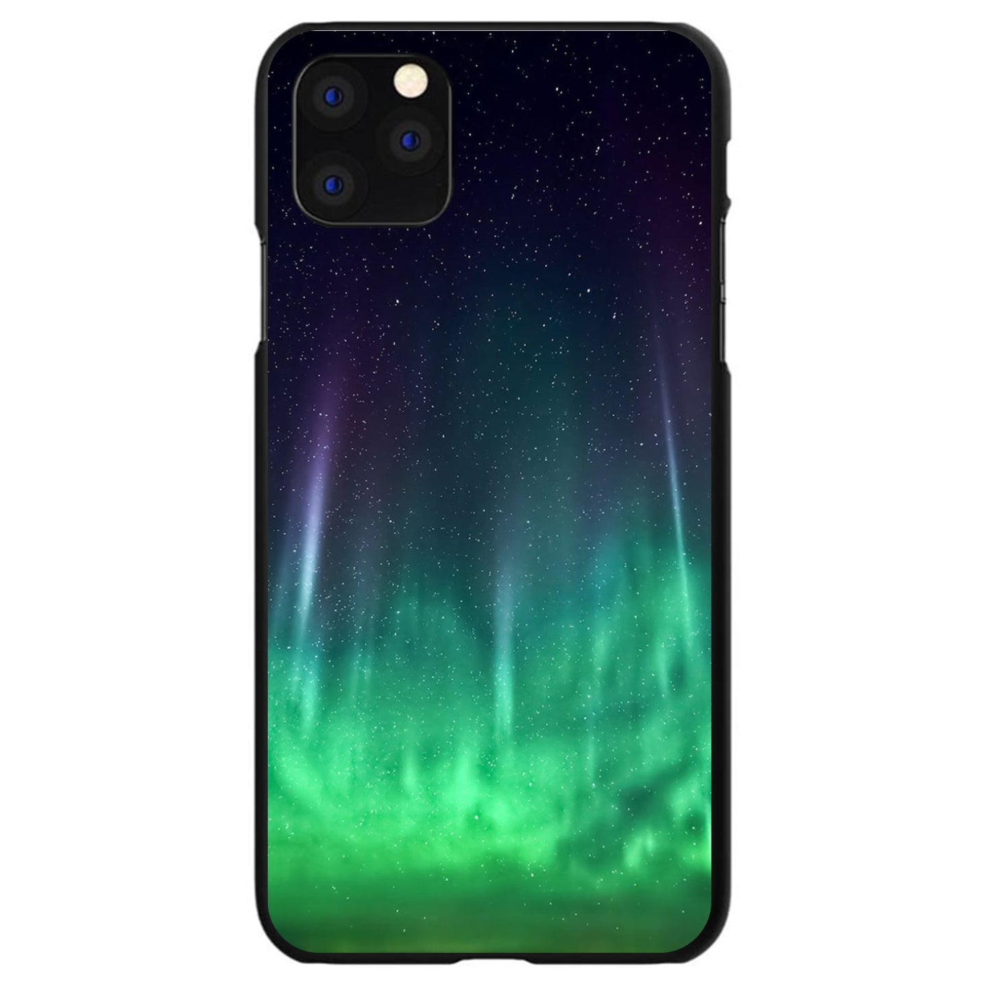 DistinctInk® Hard Plastic Snap-On Case for Apple iPhone or Samsung Galaxy - Aurora Borealis Northern Lights