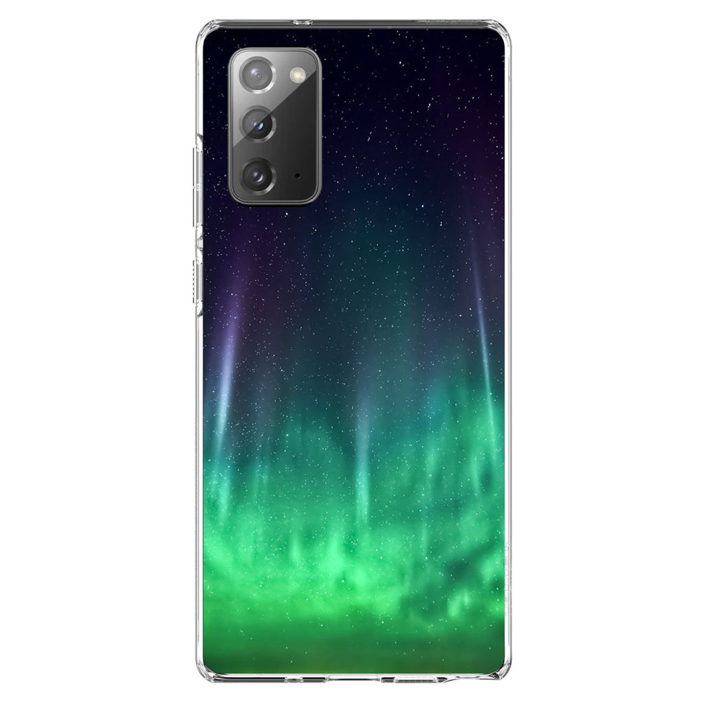 Aurora Borealis Northern Lights Clear Shockproof iPhone Case, view 7