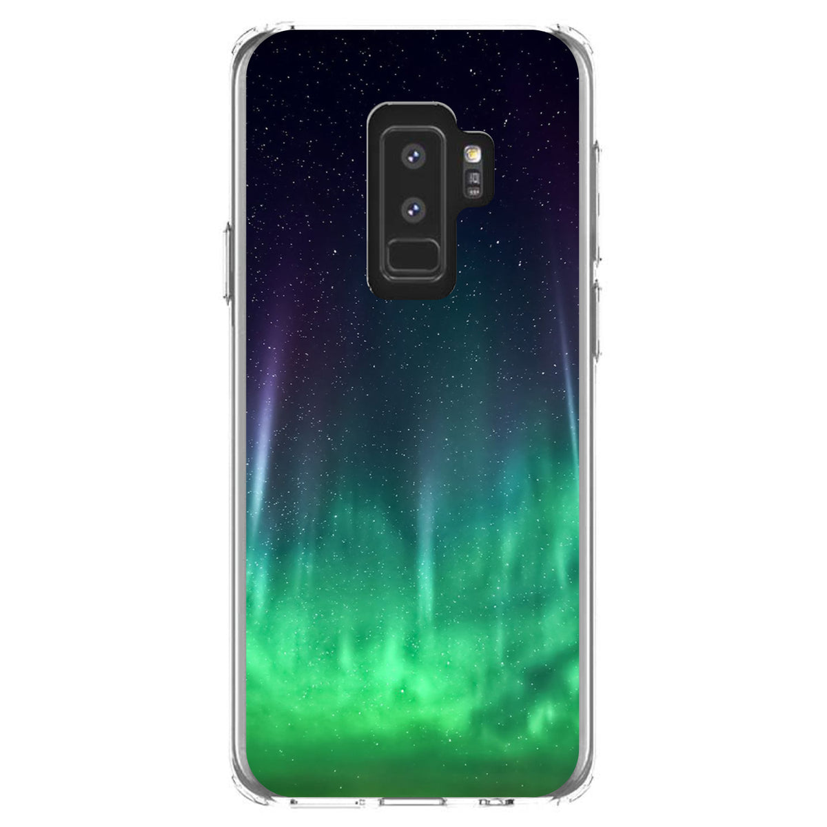 Aurora Borealis Northern Lights Clear Shockproof iPhone Case, view 20