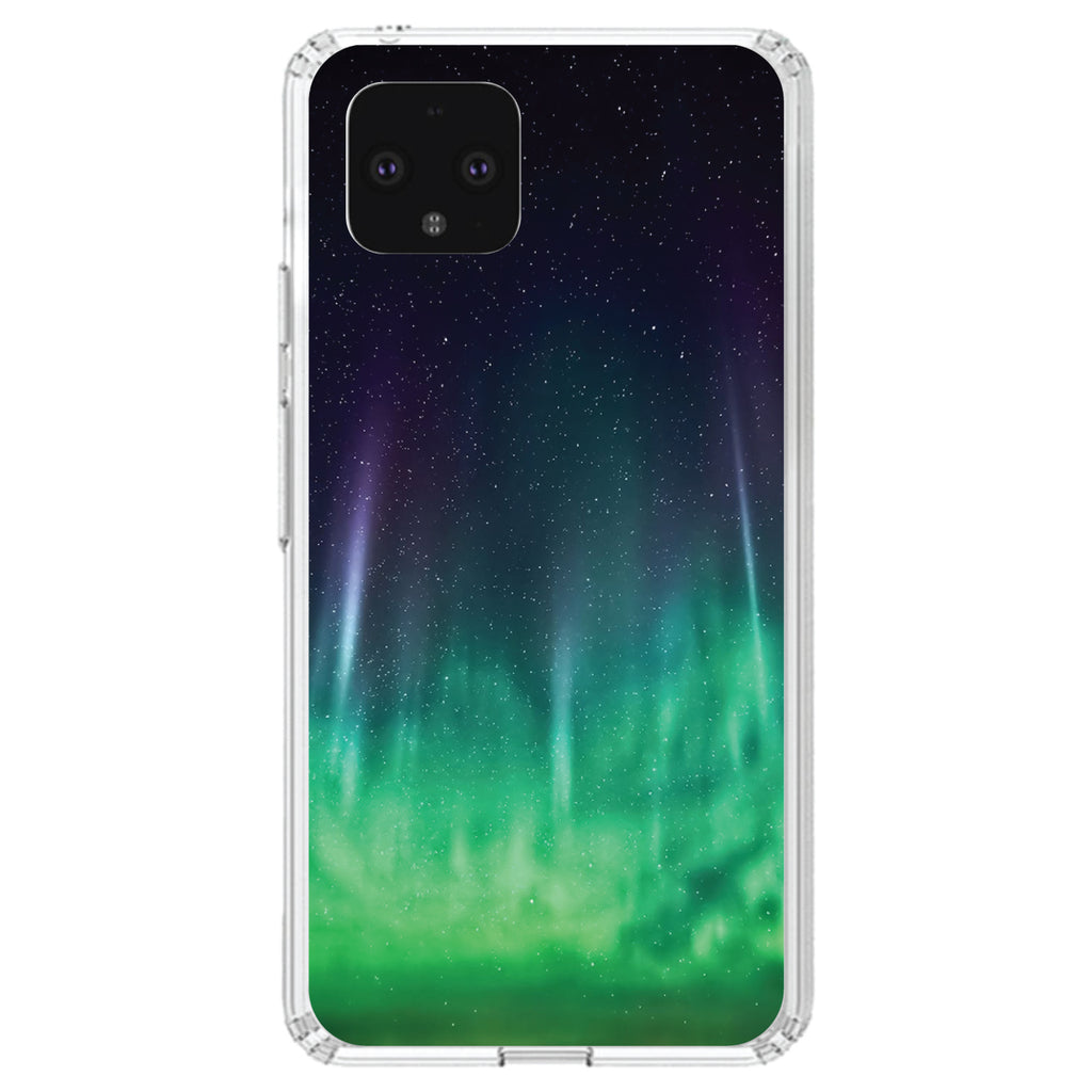 Aurora Borealis Northern Lights Clear Shockproof iPhone Case, view 24