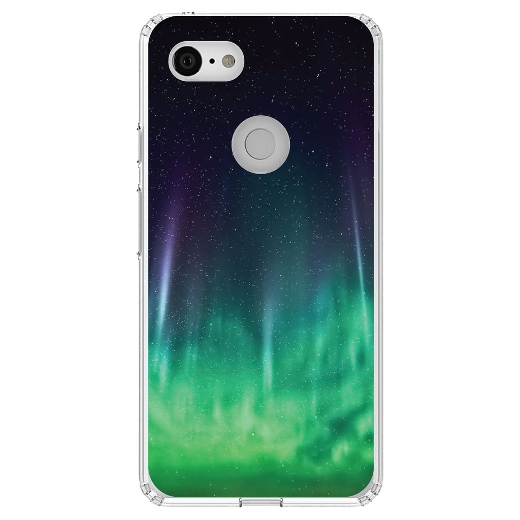 Aurora Borealis Northern Lights Clear Shockproof iPhone Case, view 21