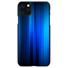 DistinctInk® Hard Plastic Snap-On Case for Apple iPhone or Samsung Galaxy - Bright Blue Curtain