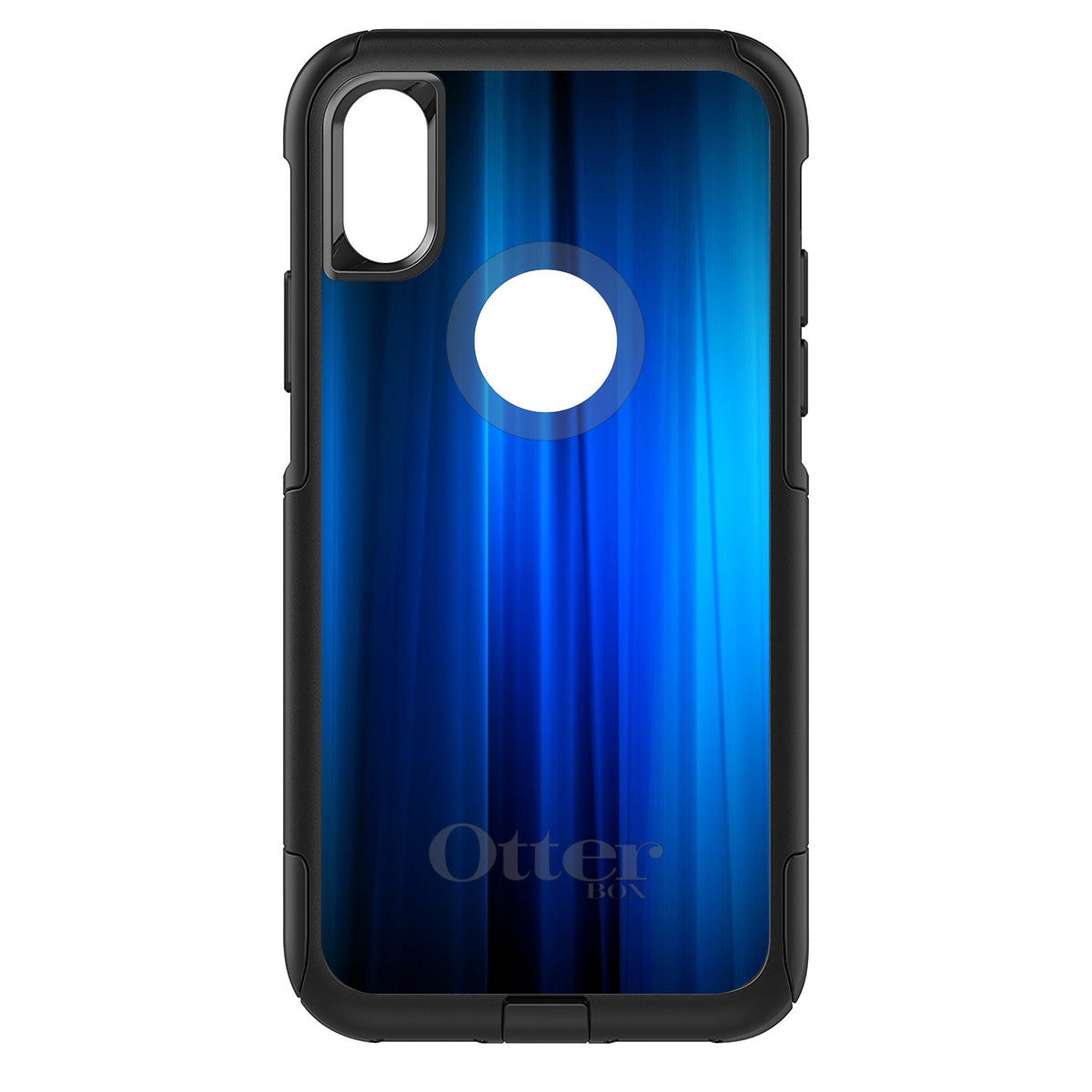 Bright Blue Curtain OtterBox Commuter Case for iPhone & Galaxy, view 3