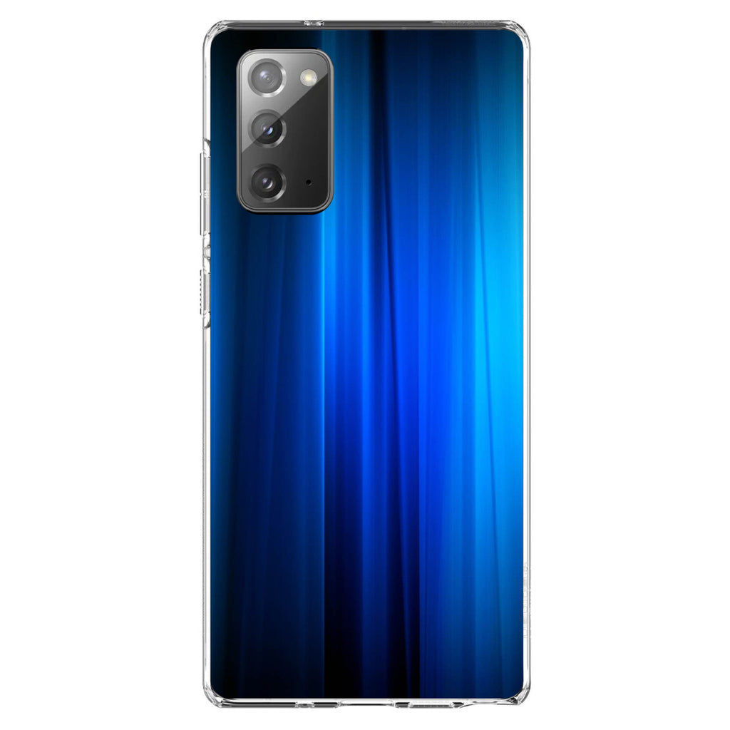 Bright Blue Curtain Clear Shockproof iPhone Case, view 7
