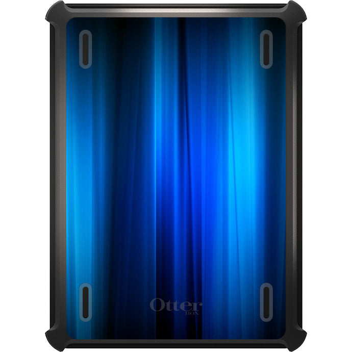 DistinctInk™ OtterBox Defender Series Case for Apple iPad / iPad Pro / iPad Air / iPad Mini - Bright Blue Curtain