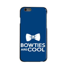 DistinctInk® Hard Plastic Snap-On Case for Apple iPhone or Samsung Galaxy - Bow Ties Are Cool