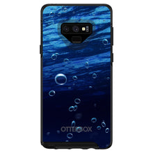 DistinctInk™ OtterBox Symmetry Series Case for Apple iPhone / Samsung Galaxy / Google Pixel - Water Bubbles Blue