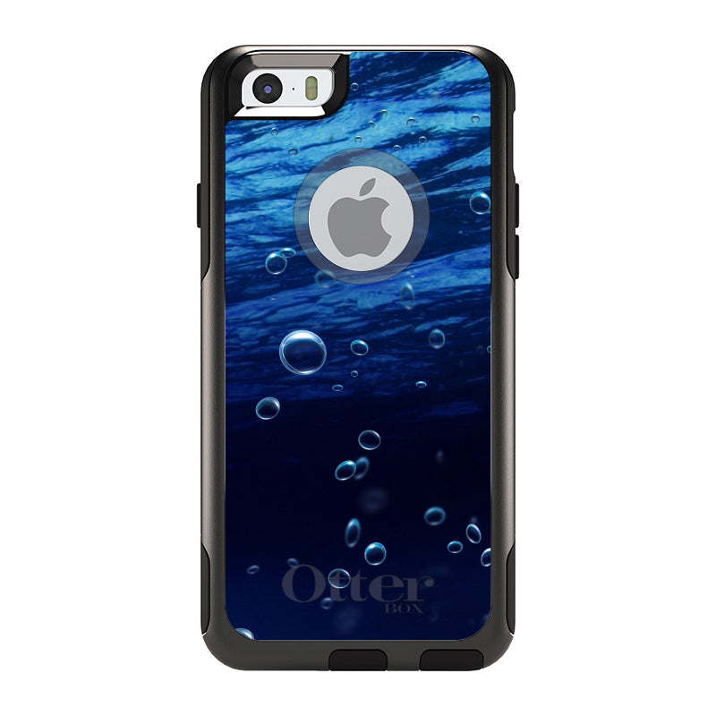 Water Bubbles Blue OtterBox Commuter Case for iPhone & Galaxy, view 4