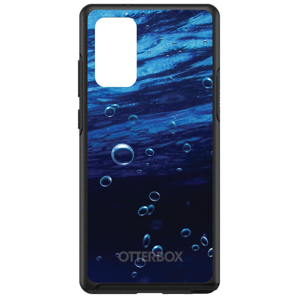 Water Bubbles Blue OtterBox Symmetry Case for iPhone & Galaxy, view 10