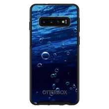 DistinctInk™ OtterBox Symmetry Series Case for Apple iPhone / Samsung Galaxy / Google Pixel - Water Bubbles Blue
