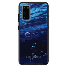 DistinctInk™ OtterBox Symmetry Series Case for Apple iPhone / Samsung Galaxy / Google Pixel - Water Bubbles Blue