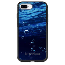 DistinctInk™ OtterBox Symmetry Series Case for Apple iPhone / Samsung Galaxy / Google Pixel - Water Bubbles Blue