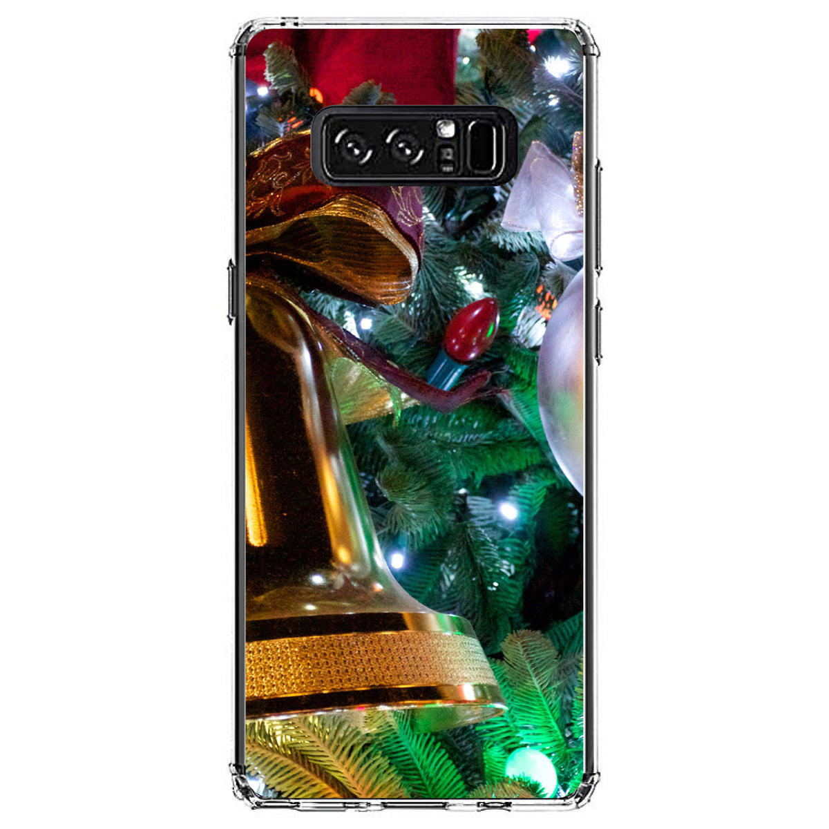 Christmas Ornaments Bell Clear Shockproof iPhone Case, view 12