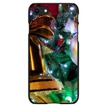 DistinctInk® Hard Plastic Snap-On Case for Apple iPhone or Samsung Galaxy - Christmas Ornaments Bell