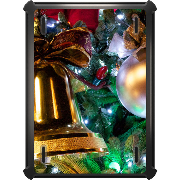 DistinctInk™ OtterBox Defender Series Case for Apple iPad / iPad Pro / iPad Air / iPad Mini - Christmas Ornaments Bell
