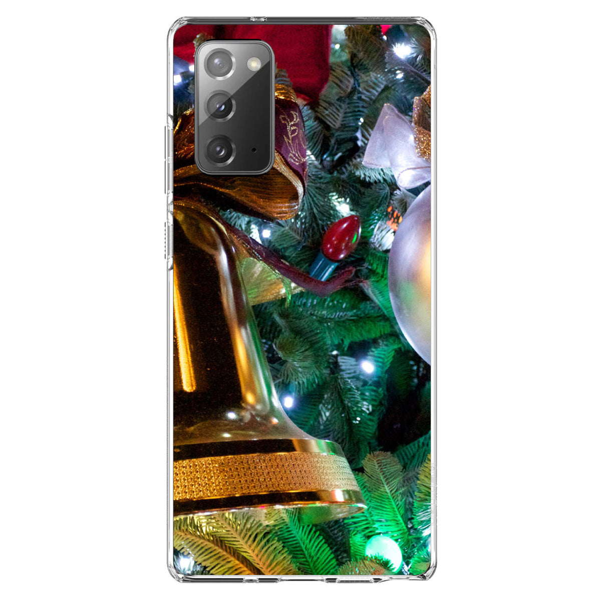 Christmas Ornaments Bell Clear Shockproof iPhone Case, view 8