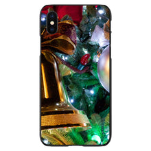 DistinctInk® Hard Plastic Snap-On Case for Apple iPhone or Samsung Galaxy - Christmas Ornaments Bell
