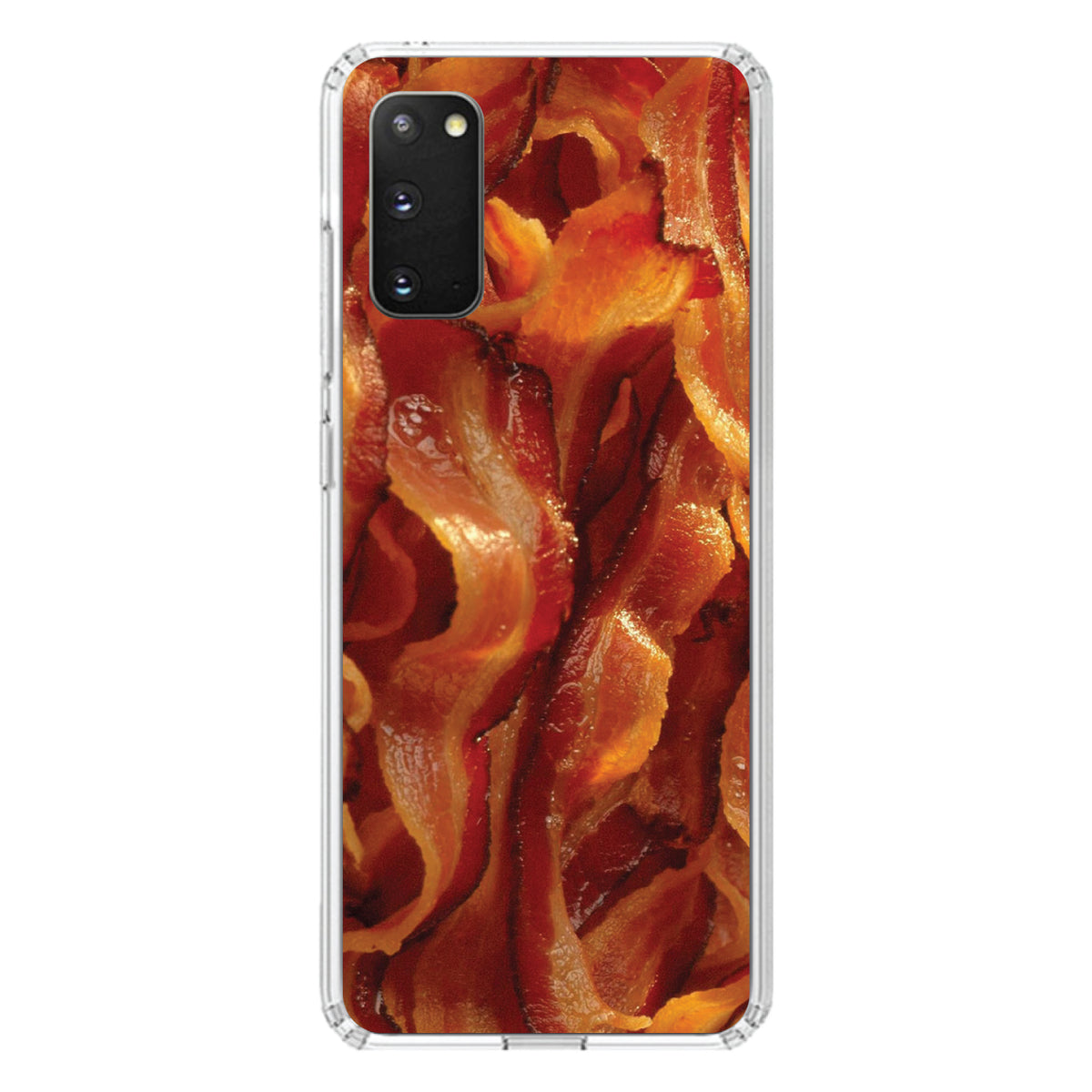 Crispy Strips of Bacon Clear Shockproof iPhone Case, view 13