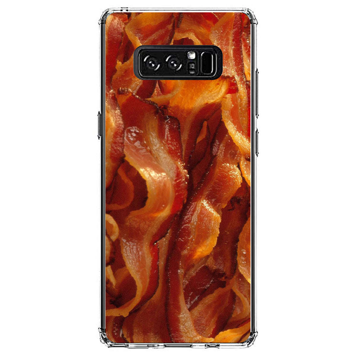 Crispy Strips of Bacon Clear Shockproof iPhone Case, view 12