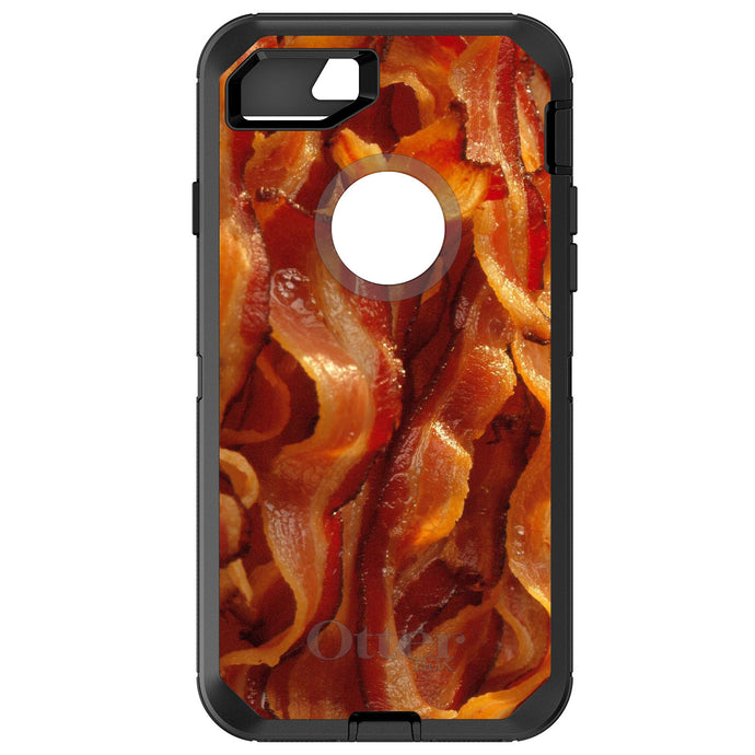 DistinctInk™ OtterBox Defender Series Case for Apple iPhone / Samsung Galaxy / Google Pixel - Crispy Strips of Bacon