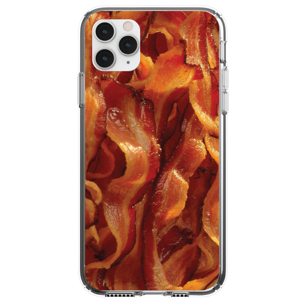 Crispy Strips of Bacon Clear Shockproof iPhone Case