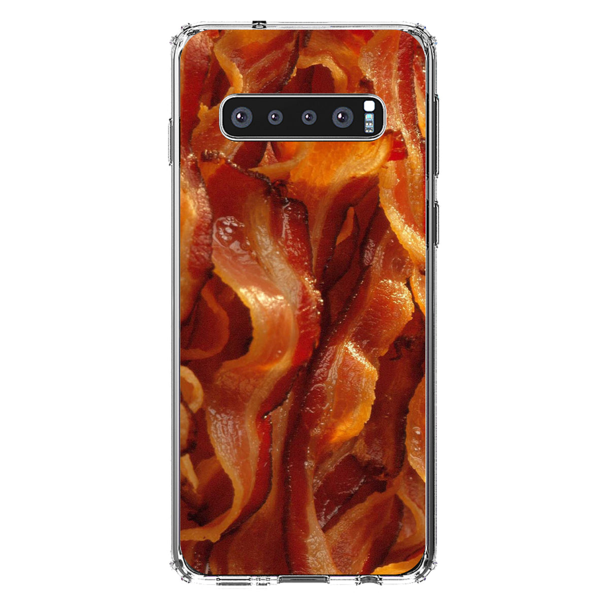 Crispy Strips of Bacon Clear Shockproof iPhone Case, view 17