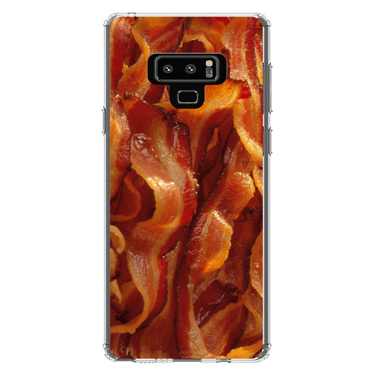 Crispy Strips of Bacon Clear Shockproof iPhone Case, view 11