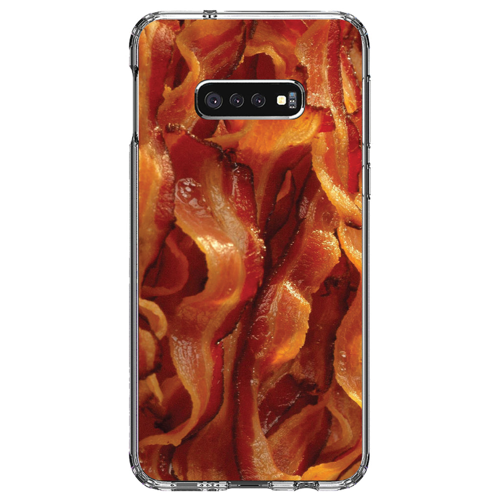 Crispy Strips of Bacon Clear Shockproof iPhone Case, view 18
