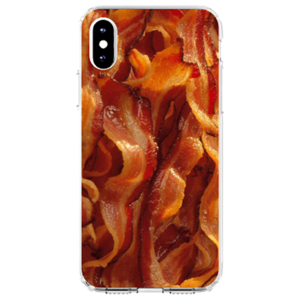 Crispy Strips of Bacon Clear Shockproof iPhone Case, view 3
