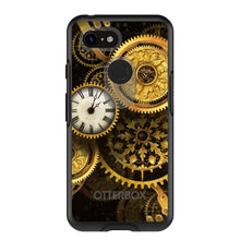 DistinctInk™ OtterBox Symmetry Series Case for Apple iPhone / Samsung Galaxy / Google Pixel - Clocks Clockwork Gold