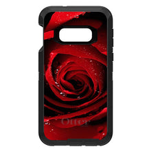 DistinctInk™ OtterBox Defender Series Case for Apple iPhone / Samsung Galaxy / Google Pixel - Dew Covered Red Rose