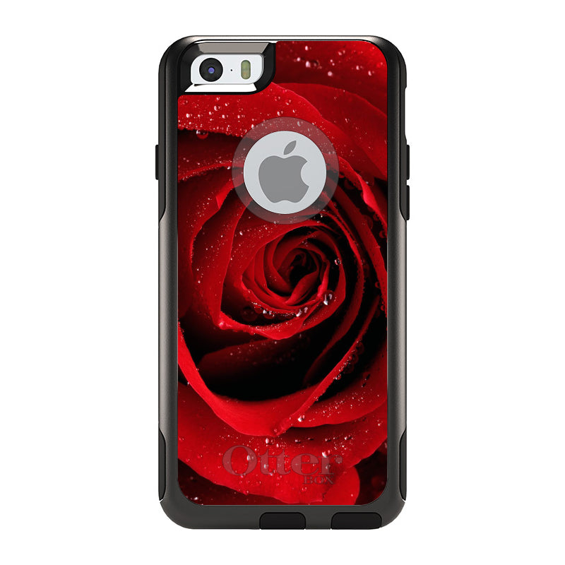 Dew Covered Red Rose OtterBox Commuter Case for iPhone & Galaxy, view 4