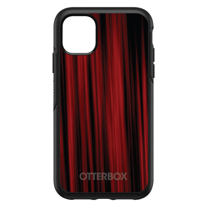 DistinctInk™ OtterBox Symmetry Series Case for Apple iPhone / Samsung Galaxy / Google Pixel - Bright Red Curtains