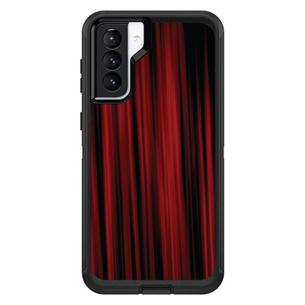 Bright Red Curtains OtterBox Defender Case for iPhone & Galaxy, view 6
