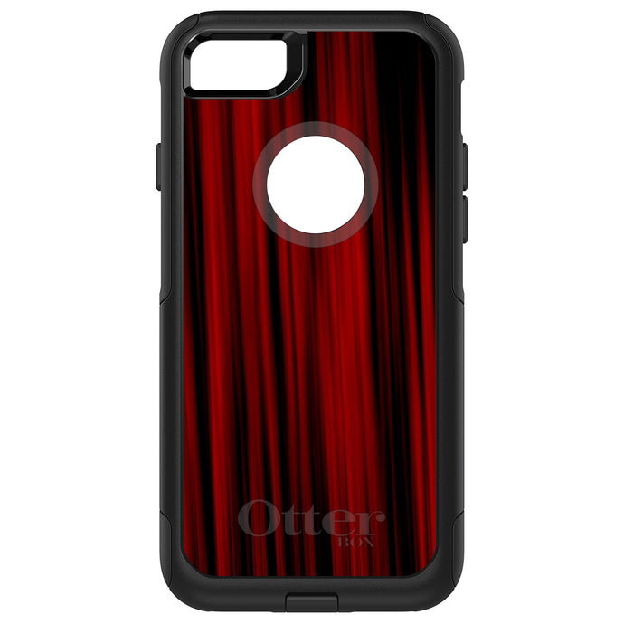 DistinctInk OtterBox Commuter Series Case for Apple iPhone or Samsung Galaxy - Bright Red Curtains