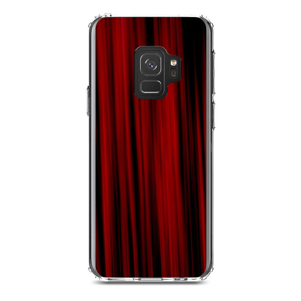 Bright Red Curtains Clear Shockproof iPhone Case, view 19