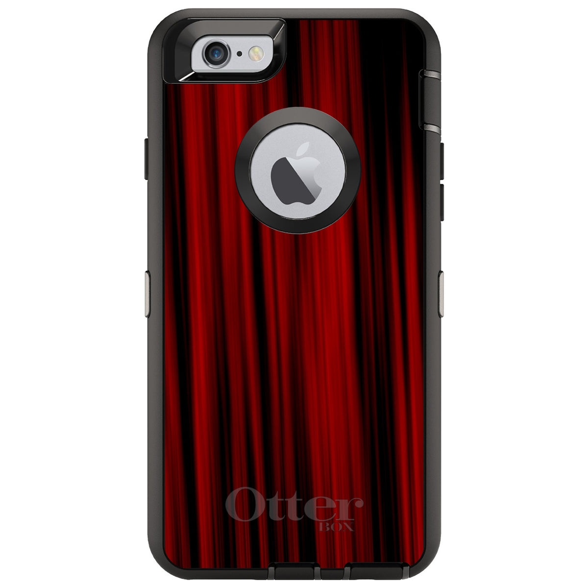 Bright Red Curtains OtterBox Defender Case for iPhone & Galaxy, view 4