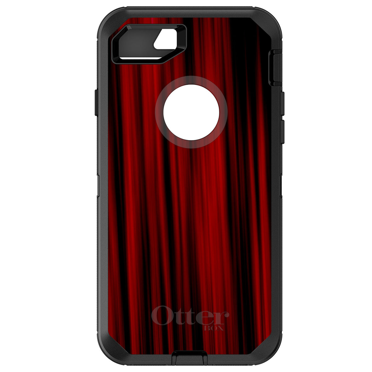 Bright Red Curtains OtterBox Defender Case for iPhone & Galaxy