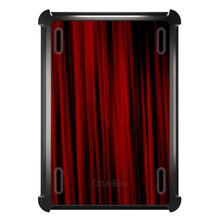 DistinctInk™ OtterBox Defender Series Case for Apple iPad / iPad Pro / iPad Air / iPad Mini - Bright Red Curtains