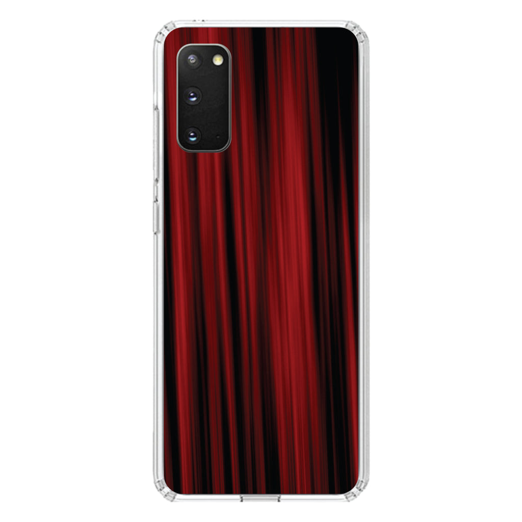 Bright Red Curtains Clear Shockproof iPhone Case, view 14