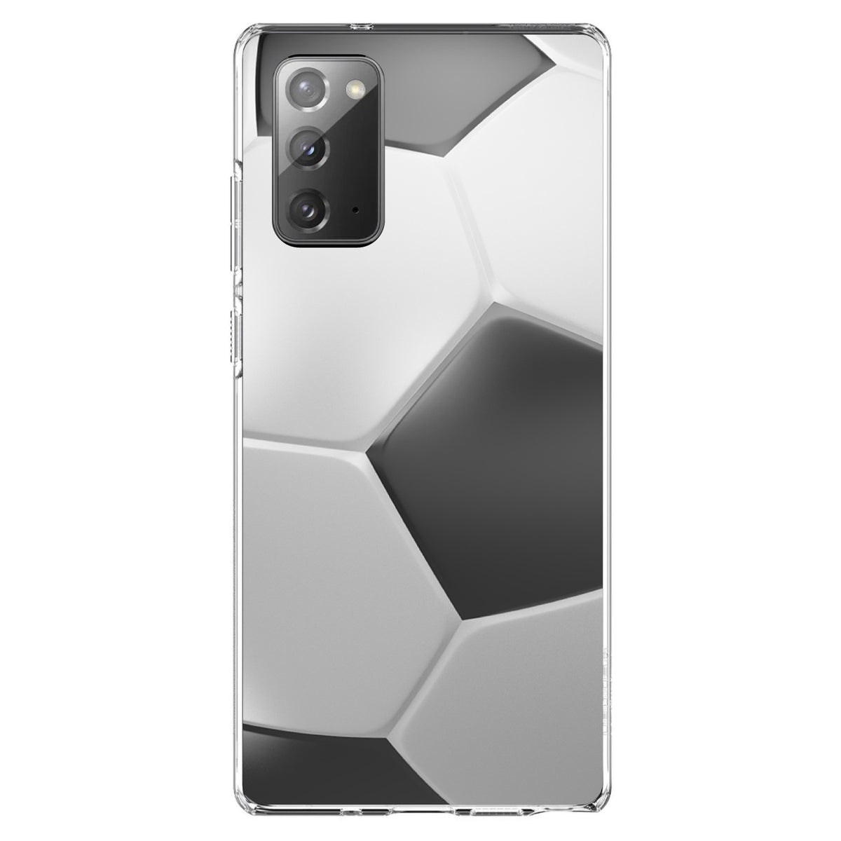 Soccer Ball 3D Clear Shockproof iPhone Case, view 8