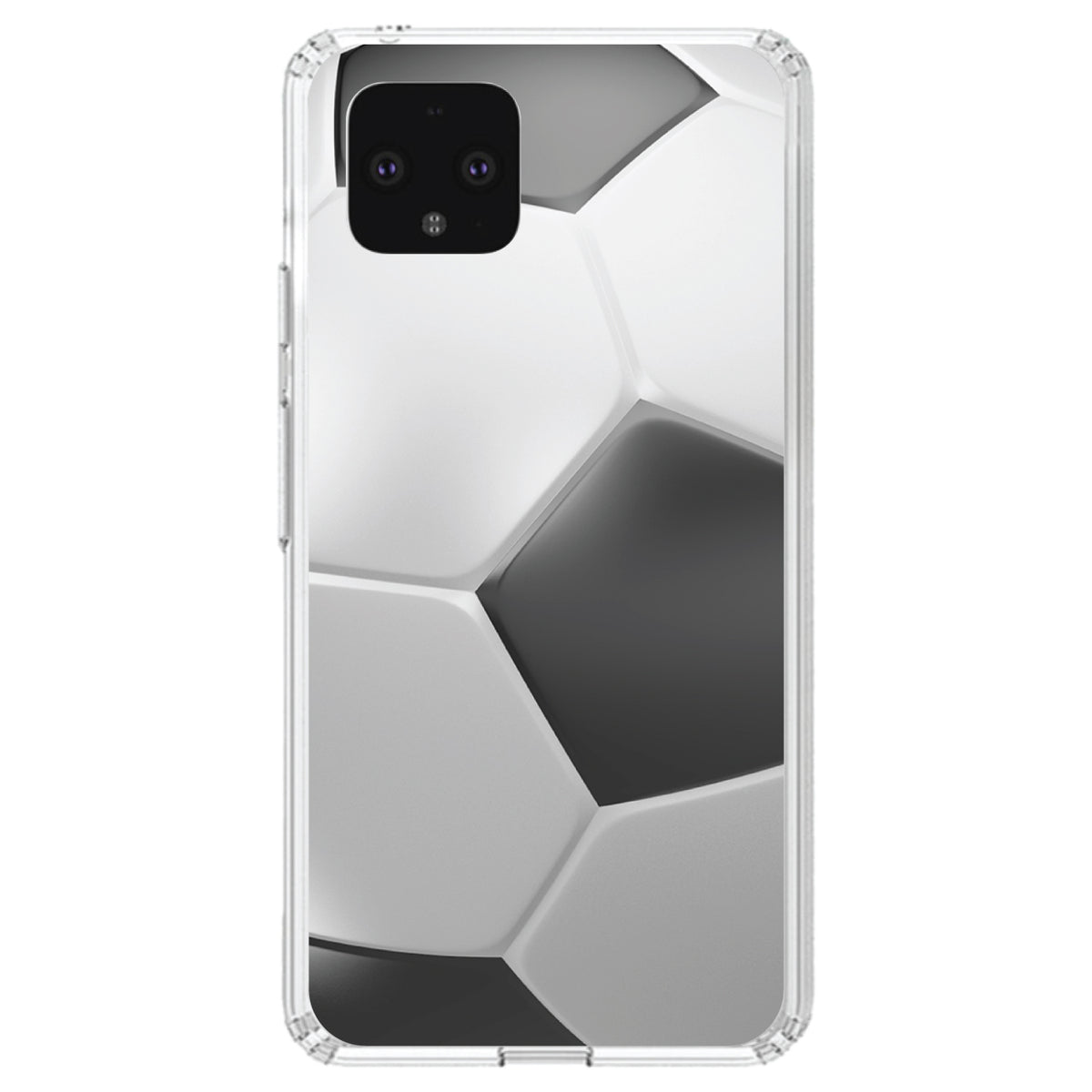 Soccer Ball 3D Clear Shockproof iPhone Case, view 23