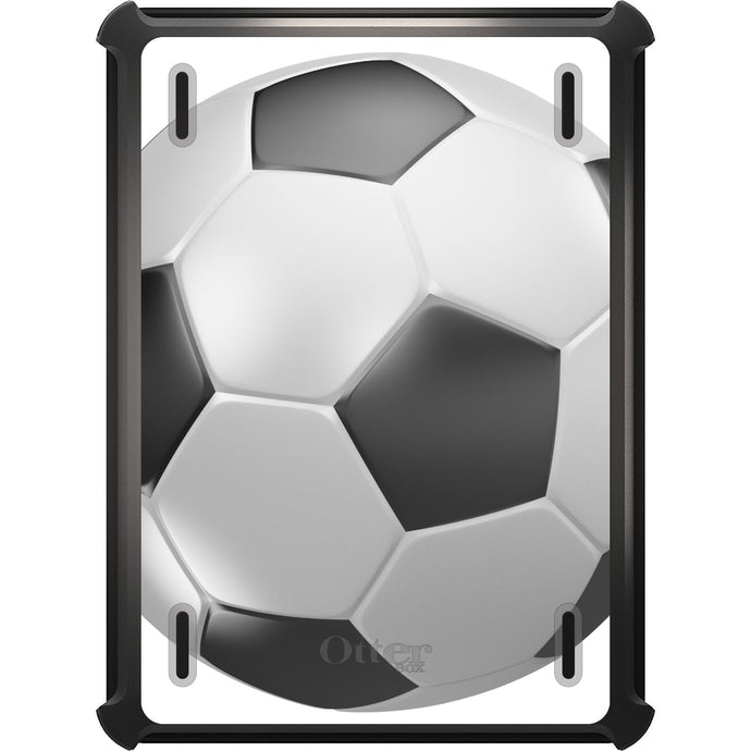 DistinctInk™ OtterBox Defender Series Case for Apple iPad / iPad Pro / iPad Air / iPad Mini - Soccer Ball 3D